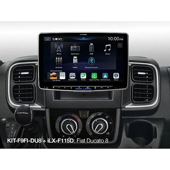 Alpine KIT-F9FI-DU8 - Halo 9 and Halo 11 Installation Kit - Fiat Ducato III Version 8 Alpine KIT-F9FI-DU8 - Halo 9 and Halo 11 Installation Kit - Fiat Ducato III Version 8