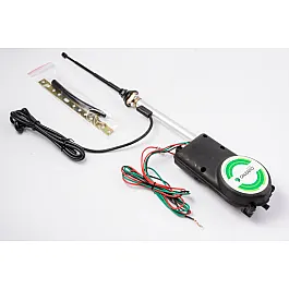 Calearo ANC7677155 AM/FM Electric Antenna Black Mast