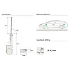 Calearo ANC7677155 AM/FM Electric Antenna Black Mast Calearo ANC7677155 AM/FM Electric Antenna Black Mast