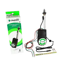 Calearo ANC7677154 AM/FM Wing Mount Electric Antenna - Silver Mast