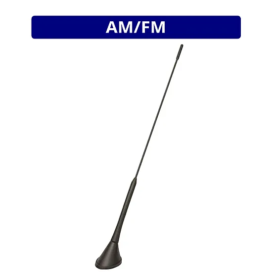 AM/FM Roof Mount Whip Antenna - Phantom Feed - ANC7677872 AM/FM Roof Mount Whip Antenna - Phantom Feed - ANC7677872