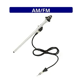 Calearo ANC7677153  AM/FM Universal Telescopic Wing Mount Antenna - Chrome