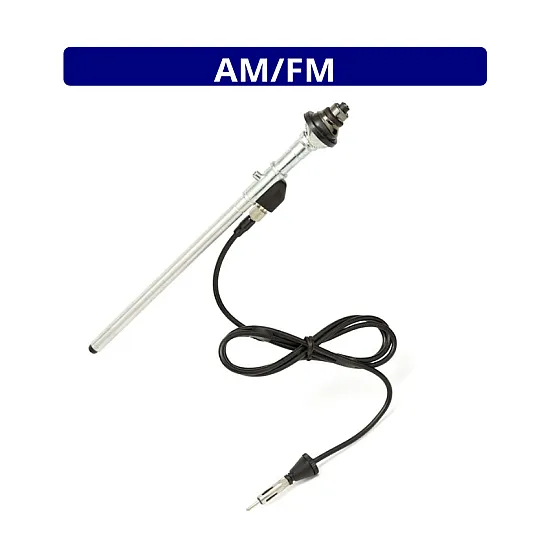 Calearo ANC7677153 AM/FM Universal Telescopic Wing Mount Antenna - Chrome Calearo ANC7677153 AM/FM Universal Telescopic Wing Mount Antenna - Chrome