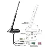 Digital Radio AN103792001 Combi Flex Roof Mount Antenna AM / FM and DAB+ or DVB-T Digital Radio AN103792001 Combi Flex Roof Mount Antenna AM / FM and DAB+ or DVB-T