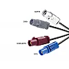 Antenna - Roof Mount AM FM DAB DAB+ GPS GSM & 5m Extension cables Antenna - Roof Mount AM FM DAB DAB+ GPS GSM & 5m Extension cables