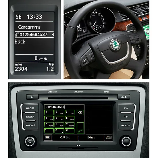Genuine Skoda OEM Latest Bluetooth Handsfree Telephone & Wireless Music Streaming Genuine Skoda OEM Latest Bluetooth Handsfree Telephone & Wireless Music Streaming