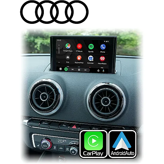 Audi A3 Wireless Apple CarPlay & Android Auto Retrofit Upgrade - MIB System