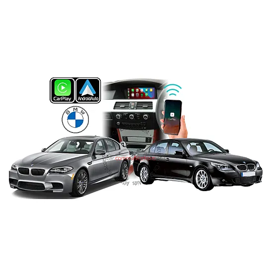 BMW 5-series Wireless Apple CarPlay / Android Auto / Mirroring Retrofit Upgrade - CCC