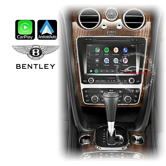 Bentley Continental Apple CarPlay & Android Auto Retrofit Upgrade Bentley Continental Apple CarPlay & Android Auto Retrofit Upgrade