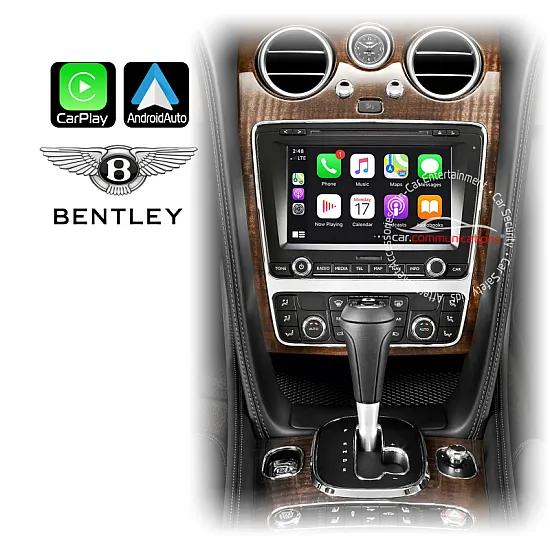 Bentley Continental Apple CarPlay & Android Auto Retrofit Upgrade Bentley Continental Apple CarPlay & Android Auto Retrofit Upgrade