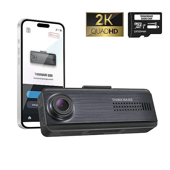 Thinkware Dash Cam Q200 - Single Channel - Hard Wired - 32GB 2K Thinkware Dash Cam Q200 - Single Channel - Hard Wired - 32GB 2K