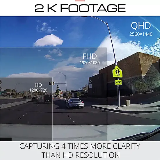 Thinkware Dash Cam Q850 2K QuadHD - Single Channel - Hard Wired - 32GB Thinkware Dash Cam Q850 2K QuadHD - Single Channel - Hard Wired - 32GB