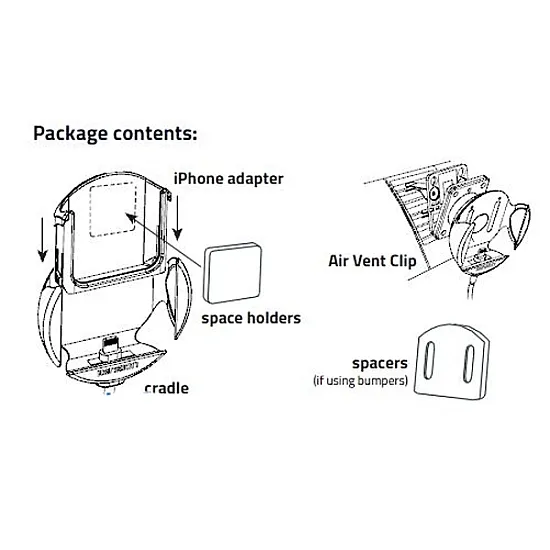 iPhone 5 cradle for Gateway - IP5LCRP iPhone 5 cradle for Gateway - IP5LCRP