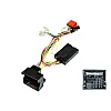 Vauxhall Corsa D (2006-2014) Single DIN Car Stereo Fascia, SWC Fitting Kit (SHINY SILVER/ CHROME)