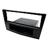 Vauxhall Single DIN Car Stereo Fascia, SWC Fitting Kit (MATT BLACK/ ANTHRACITE)