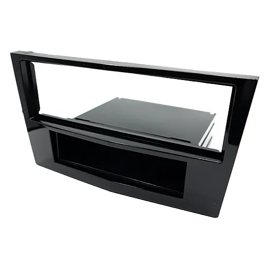 Holden Single DIN Car Stereo Fascia, SWC Fitting Kit (GLOSS BLACK/ PIANO BLACK)