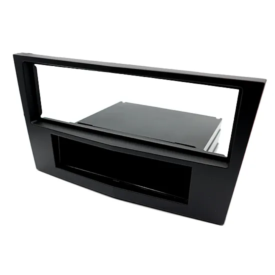 Vauxhall Single DIN Car Stereo Fascia, SWC Fitting Kit (MATT BLACK/ ANTHRACITE)
