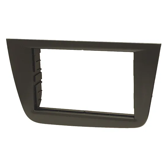 Seat Altea, Toledo Double DIN Car Stereo Fascia Adapter (MATT BLACK)