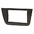 Seat Altea, Toledo Double DIN Car Stereo Fascia Adapter (MATT BLACK)