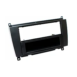 Mercedes CLK (2005-2009) Single DIN Car Stereo Fitting Kit (MATT BLACK)