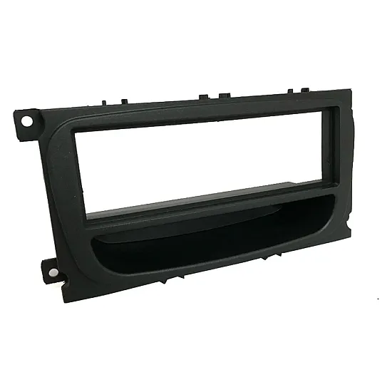 Ford (Oval Shape) Single DIN Car Stereo Upgrade Fitting Kit Black