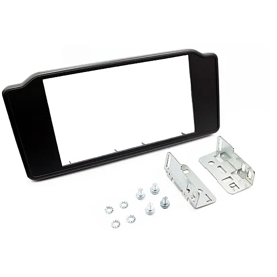 Renault Kangoo 22 (Start spec) Double DIN Car Stereo Fascia Adapter Panel (MATT BLACK) Renault Kangoo 22 (Start spec) Double DIN Car Stereo Fascia Adapter Panel (MATT BLACK)