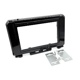 Suzuki Jimny (2018 Onwards) Double DIN Car Stereo Fascia Adapter Panel (GLOSS BLACK)