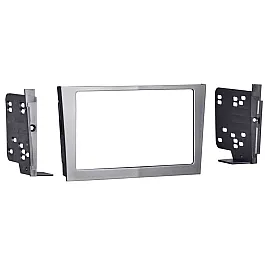 Vauxhall Double DIN Car Stereo Upgrade Fitting Kit with CAN ignition Silver