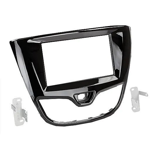 Opel Viva, Karl 2015-2017 (3 bar) Double DIN Car Stereo Fascia Kit (GLOSS BLACK) Opel Viva, Karl 2015-2017 (3 bar) Double DIN Car Stereo Fascia Kit (GLOSS BLACK)