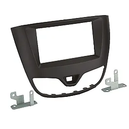 Opel Viva, Karl (2 bar) Double DIN Car Stereo Fascia Kit (MATT BLACK)