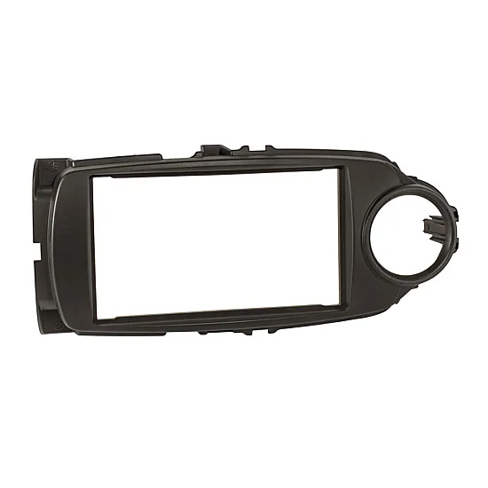 Toyota Yaris (2017-2020) Double DIN Car Stereo Fascia Adapter Cage Kit (MATT BLACK)