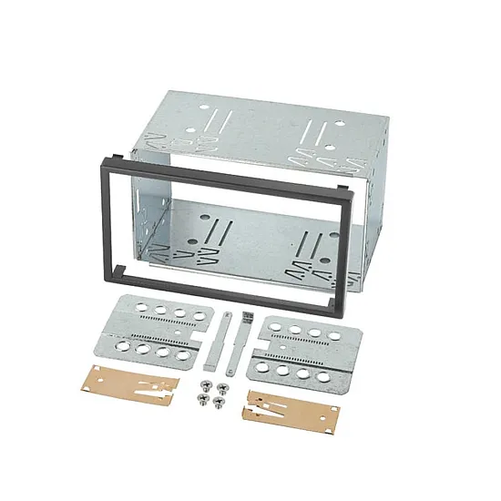 Toyota Yaris (2017-2020) Double DIN Car Stereo Upgrade Fitting Kit Matt Black