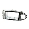 Toyota Yaris (2017-2020) Double DIN Car Stereo Upgrade Fitting Kit Silver