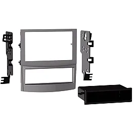 Subaru Outback, Legacy Double DIN Car Stereo Fascia Silver (WITH FACTORY NAV)