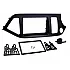 Kia Picanto (2011-2017) RHD Double DIN Car Stereo Fascia Adapter (MATT BLACK)