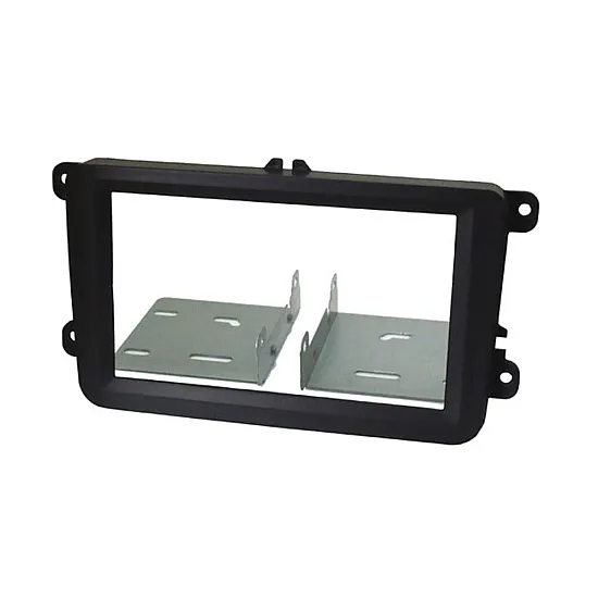 Skoda (Double Fakra) Double DIN Car Stereo Fascia SWC Upgrade Fitting Kit