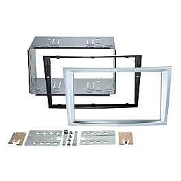 Vauxhall Antara, Astra, Zafira Double DIN Car Stereo Fitting Kit (MATT CHROME/ SILVER)