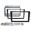 Holden Astra, Captiva Double DIN Car Stereo Fitting Kit with SWC /CHARCOAL