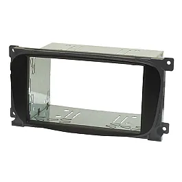 Ford (OVAL Radio) Double DIN Car Stereo Fascia SWC CAN Fitting Kit (Black)