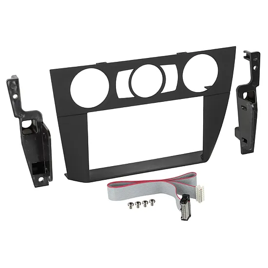 BMW 3-Series (2005-2013) Manual Air Con Double DIN Fascia Adapter
