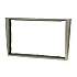 Vauxhall / Opel Double DIN Car Stereo Fascia Panel Adapter (MATT SILVER)