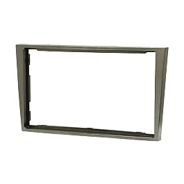 Vauxhall / Opel Double DIN Car Stereo Fascia Panel Adapter (METALLIC DARK GREY)