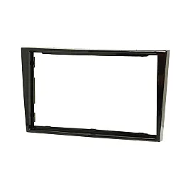 Vauxhall / Opel Double DIN Car Stereo Fascia Panel Adapter (PIANO BLACK)