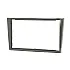 Vauxhall / Opel Double DIN Car Stereo Fascia Panel Adapter (GLOSS DARK GREY)