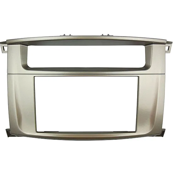 Toyota Land Cruiser (2002-2006) WITHOUT NAV Double DIN Fascia Adapter (SILVER)