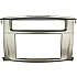 Toyota Land Cruiser (2002-2006) WITHOUT NAV Double DIN Fascia Adapter (SILVER)