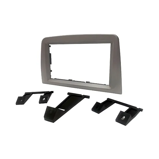 Alfa Romeo Mito (2009-2018) Double DIN Car Stereo Fascia Adapter MATT SILVER