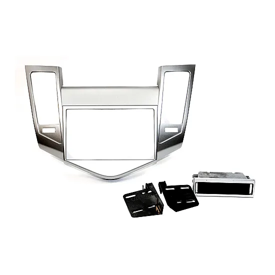 Chevrolet Cruze (2011-2016) Single / Double DIN Car Stereo Fascia Adapter Panel (SILVER)