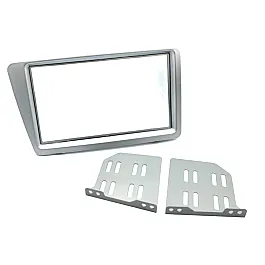 Honda Civic (2000-2005) RHD Double DIN Car Stereo Fascia Adaptor Panel (SILVER)