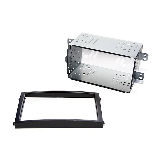 Ssangyong Rexton (2003-2013) Double DIN Car Stereo Fascia Adapter Cage Kit